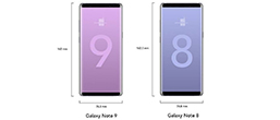 Порівняння смартфонів Samsung Galaxy Note 9 і Galaxy Note 8