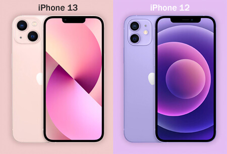 порівняння дизайну iPhone 13 и iPhone12