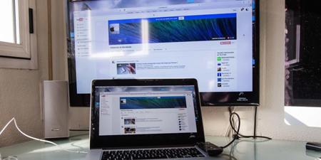 Подключить телевизор с ноутбука