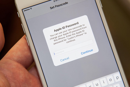 Забув пароль Apple ID на iPhone