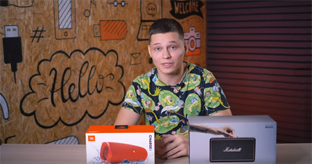Сравнение портативных колонок JBL и Marshall