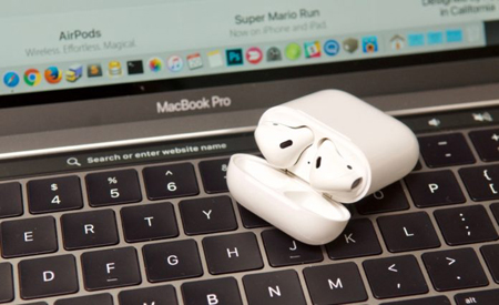 Підключення AirPods до MacBook 