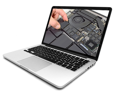 чистка кулерів MacBook від пилу