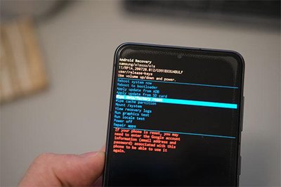 розділ Recovery на телефоні
