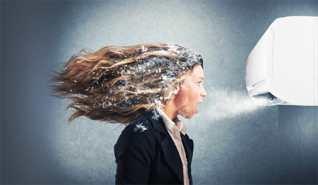 продул кондиционер