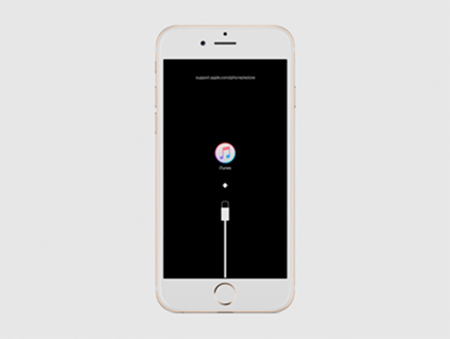 экран с режимом восстановления