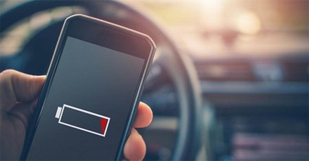 Розряджений смартфон