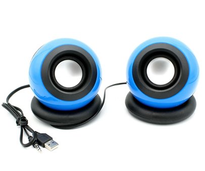 Колонки с USB кабелем + mini-jack