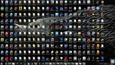 файлы на рабочем столе