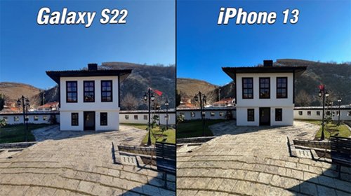 Порівняння камер iphone 13 та Samsung S22