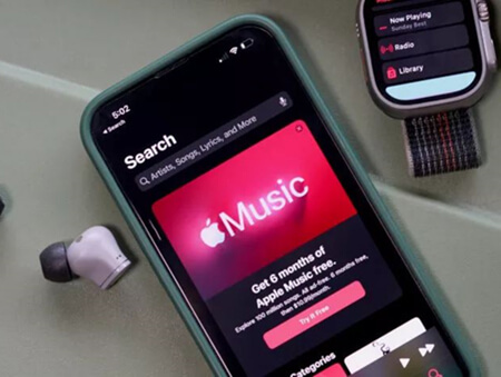 Cкачать музыку на Айфон c Apple Music