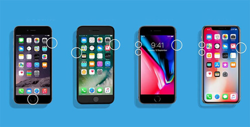 Hard Reset на різних моделях iPhone