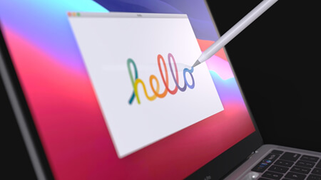 Рисуем на MacBook Pro с помощью Apple Pencil