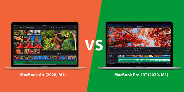 Порівняння MacBook Air та MacBook Pro