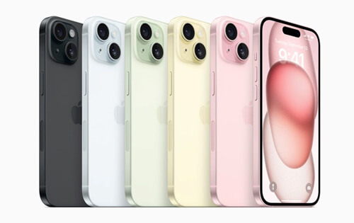 Палитра цветов iPhone 15