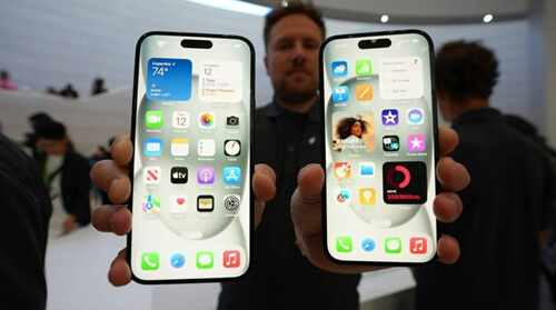 Яркость экрана в iPhone 15 Pro и iPhone 14 Pro