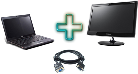 Використовуємо ноутбук як монітор комп'ютера