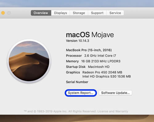 Циклы зарядки MacBook Pro