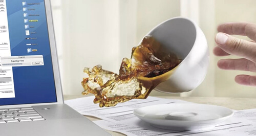 Залив ноутбук