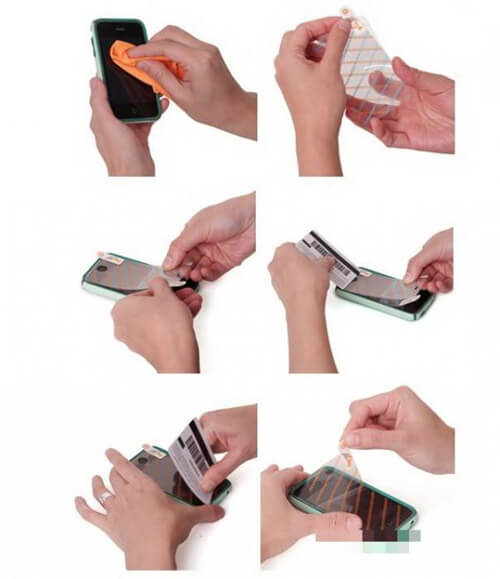 Поклейка плівки на смартфон