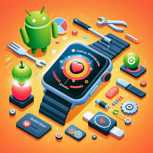 Споруження смарт-годинник з телефонами на ОС Андроїд