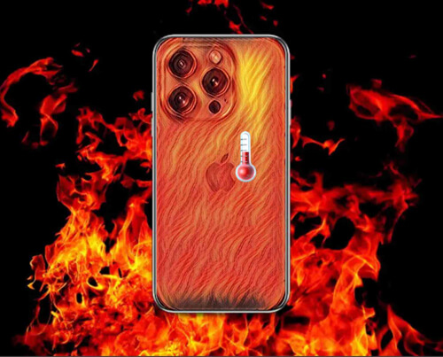 Сильный нагрев корпуса Айфон 15 Про Макс