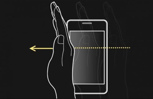 Скріншот для Samsung ребром долоні