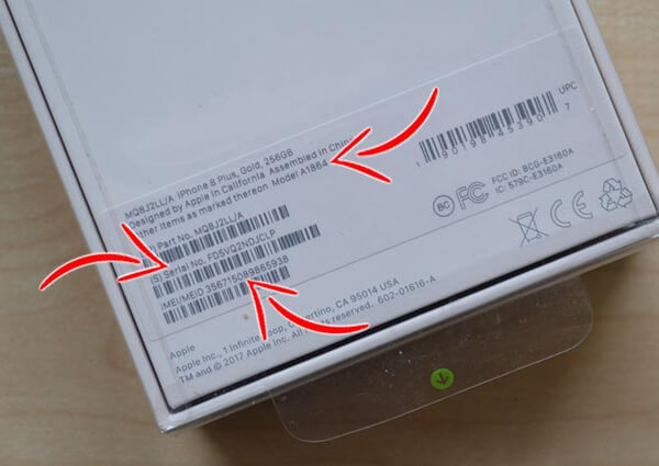 оригінальний iPhone чи ні по коробці