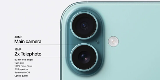 Камера iPhone 16