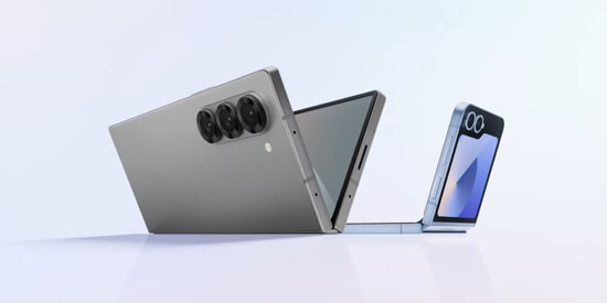 Galaxy Z Fold6 (ліворуч) та Galaxy Z Flip6 (праворуч)
