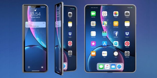 Яким буде складний смартфон Apple: концепт iPhone X Fold