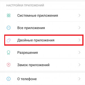 двойные приложения
