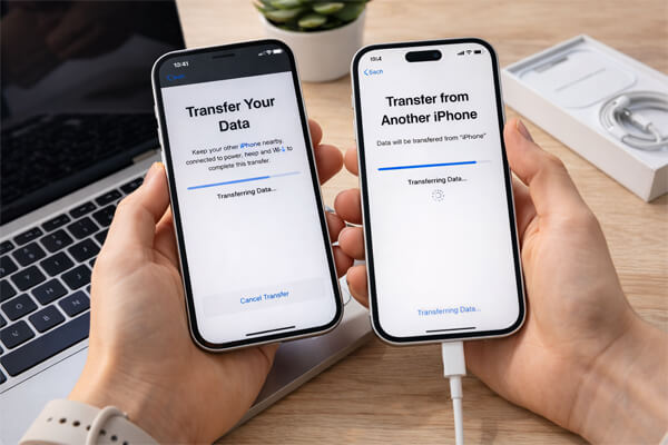 передача информации со старого iPhone на новый