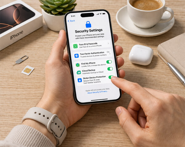 налаштування безпеки на iPhone після покупки