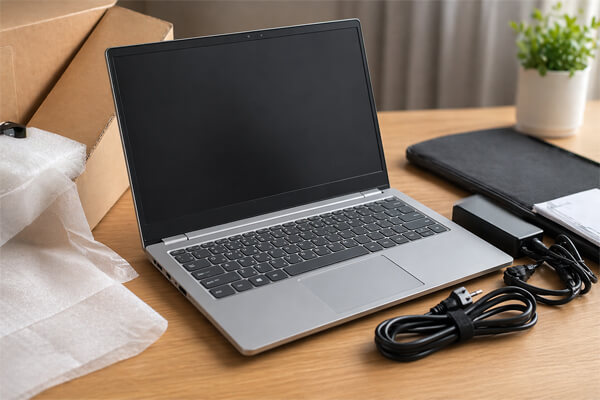 перед первым запуском ноутбука