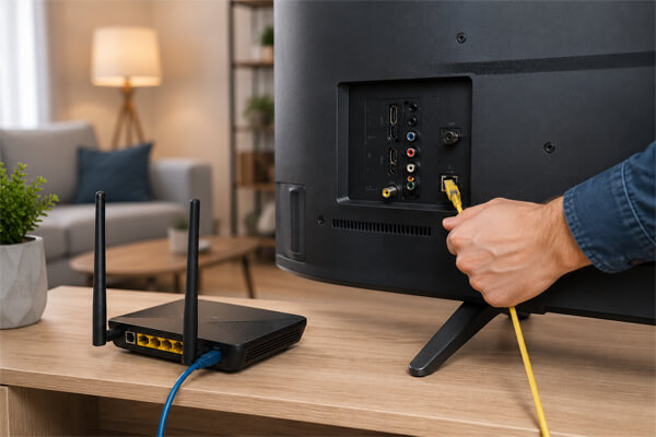 Как подключить LG Smart TV к интернету