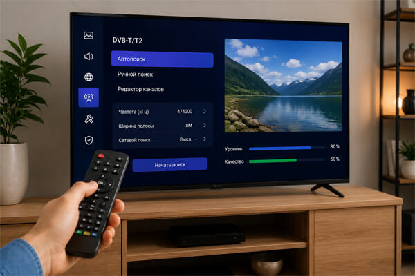 Як налаштувати канали на телевізорі Hisense