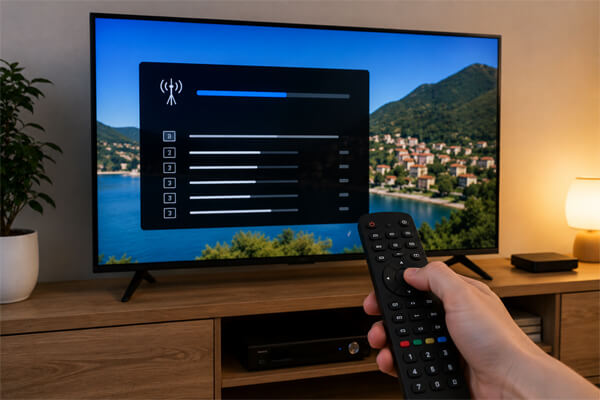 Как настроить каналы на телевизоре TCL