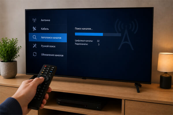 Як налаштувати канали на телевізорі Philips