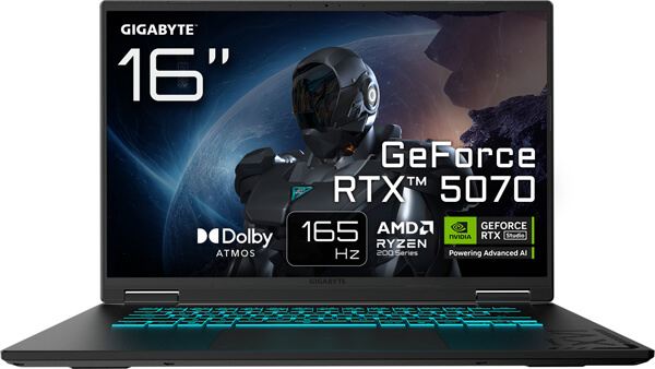 Ноутбук ігровий Gigabyte Gaming A16 (3WHK3UA894SD) Black Steel