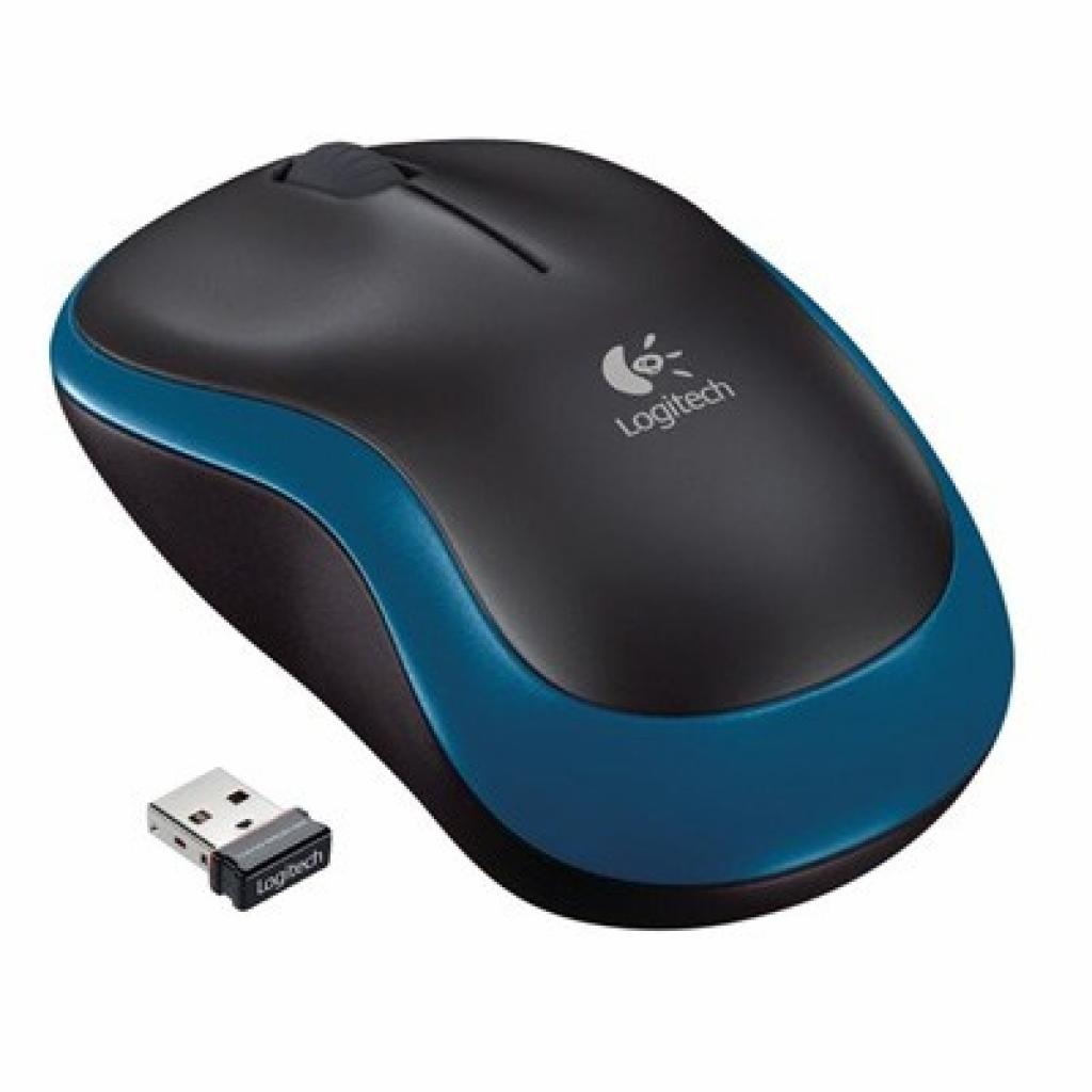 Мышь Cordless M185 blue Logitech (910-002239)