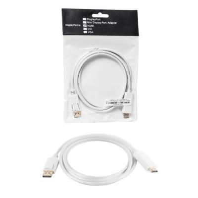 Кабель мультимедійний DisplayPort to HDMI PowerPlant (KD00AS1237) (UA)