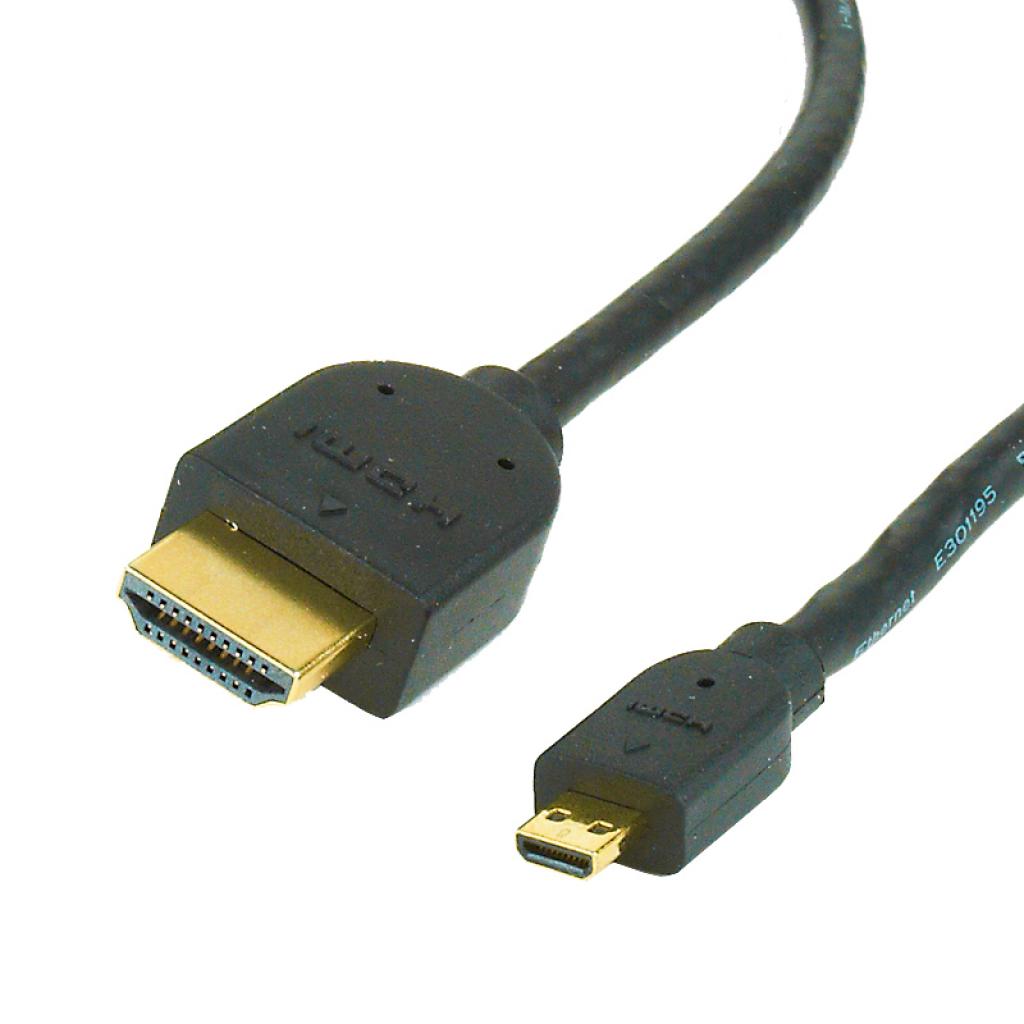 Кабель мультимедійний HDMI A to HDMI D (micro), 3.0m Cablexpert (CC-HDMID-10) (UA)
