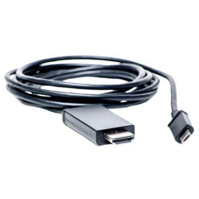 Кабель мультимедийный micro USB to HDMI PowerPlant (KD00AS1239) (UA)