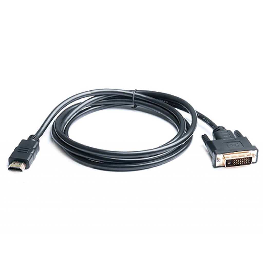 Кабель мультимедійний HDMI to DVI 1.8m REAL-EL (EL123500013) (UA)