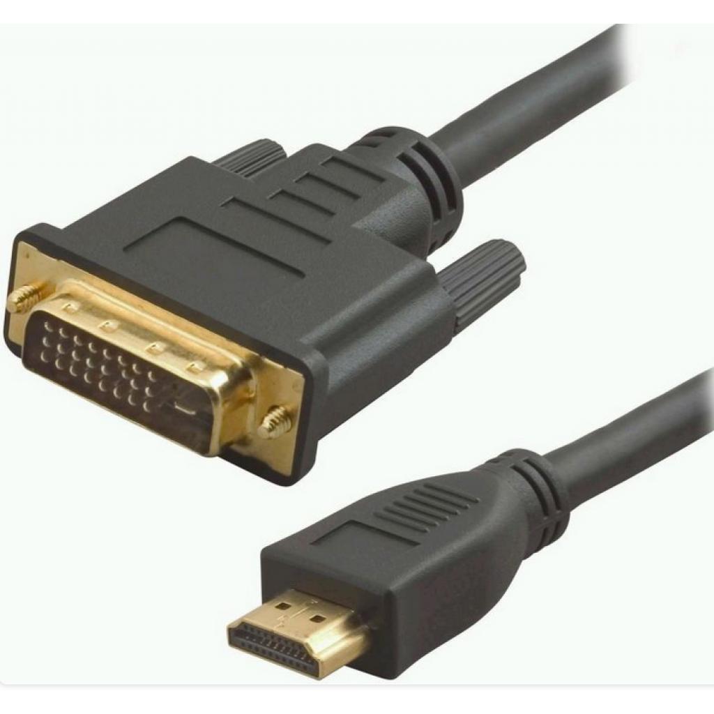 Кабель мультимедійний HDMI to DVI 24pin, 1.8m Atcom (3808)