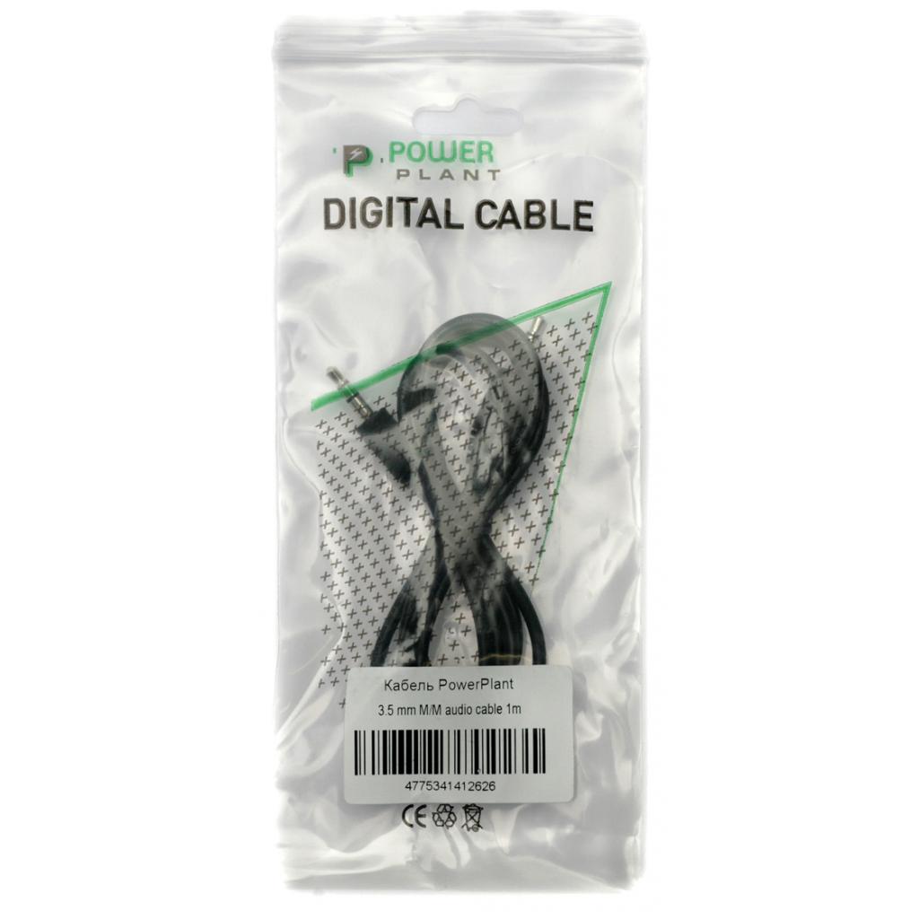 Кабель мультимедийный Jack 3.5mm male to Jack 3.5mm female 1.0m PowerPlant (KD00AS1264) (UA)
