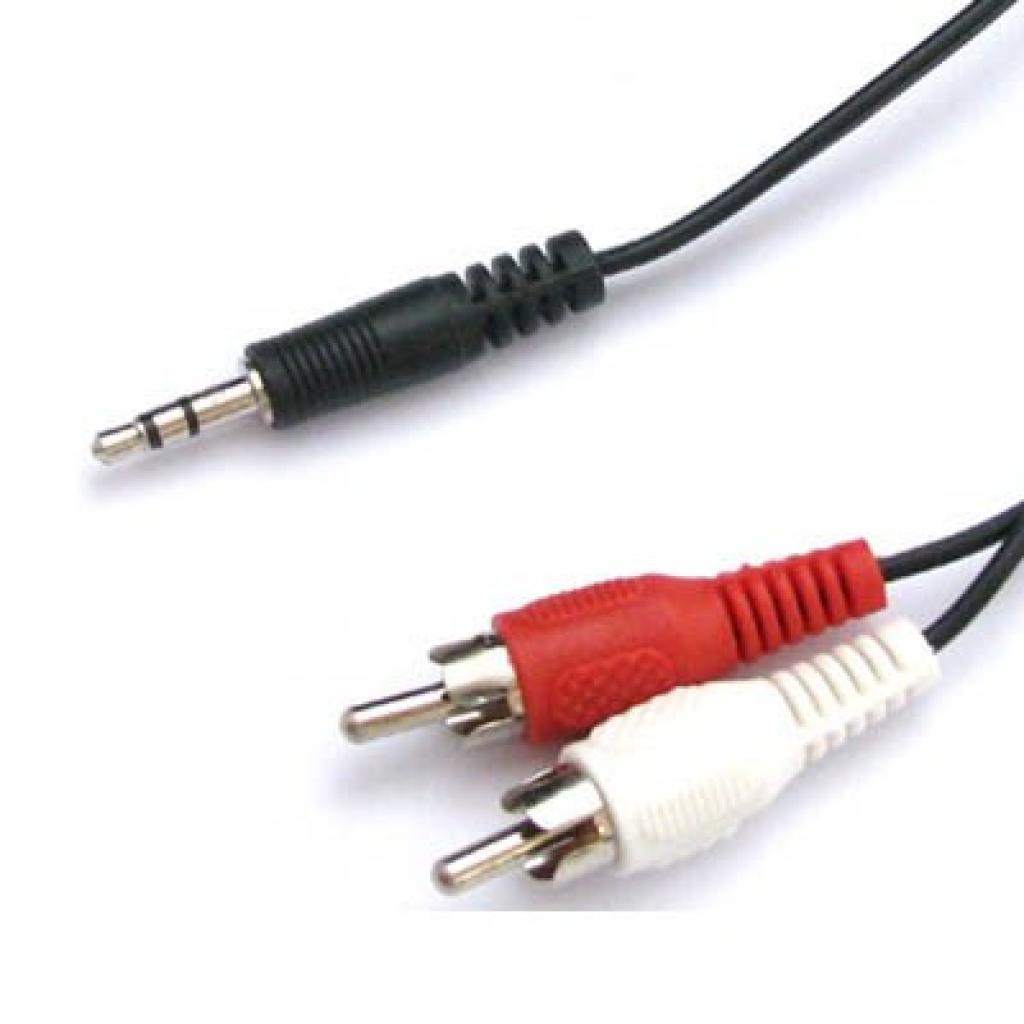 Кабель мультимедійний Jack 3.5mm папа / 2RCA папа Atcom (10708) (UA)