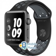 Apple Watch Nike+ 38mm Series 2 Space Gray Aluminum Case with Black/Cool Gray Nike Sport Band (MNYX2)