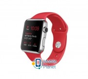 Apple Watch 42mm Stailnless Steel Case with (PRODUCT)RED Sport Band (MLLE2)